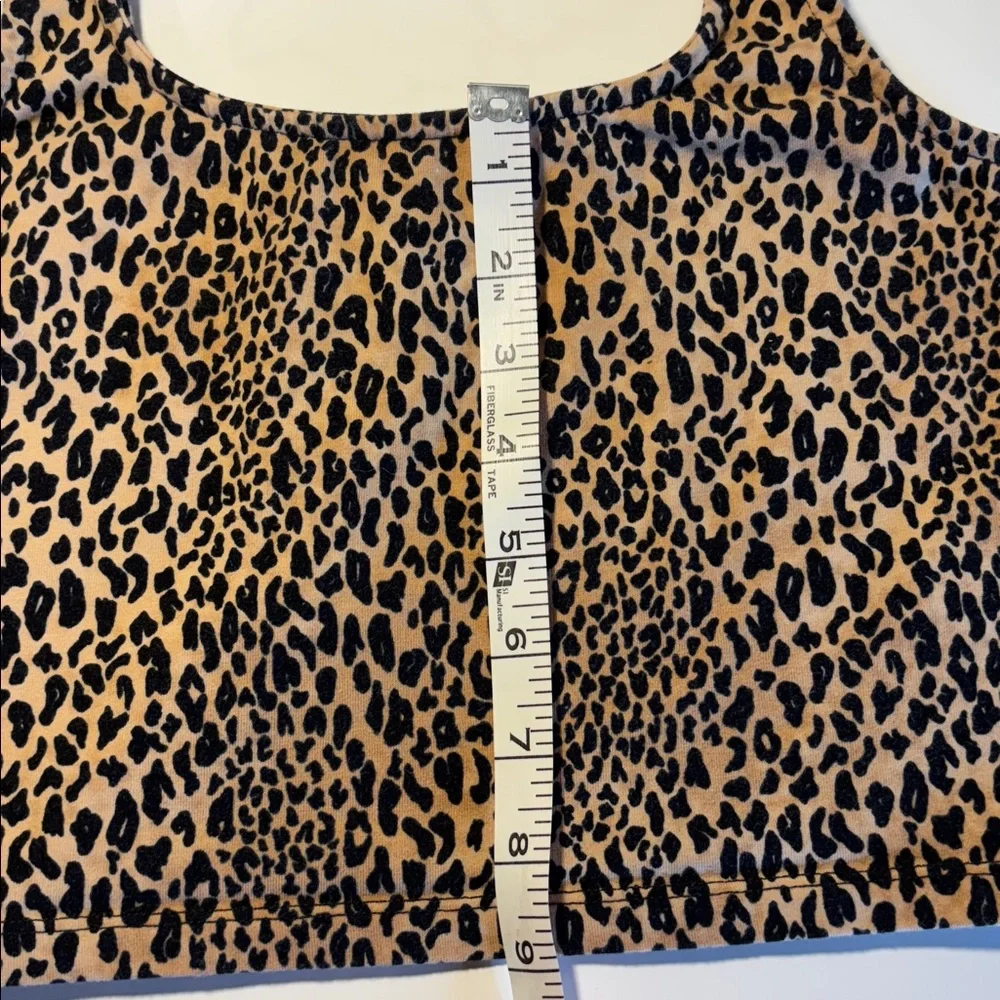 Forever 21 Leopard Print Tank Top Sz M - Picture 3 of 4